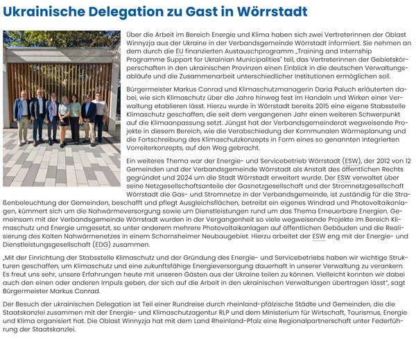 Delegation Ukraine